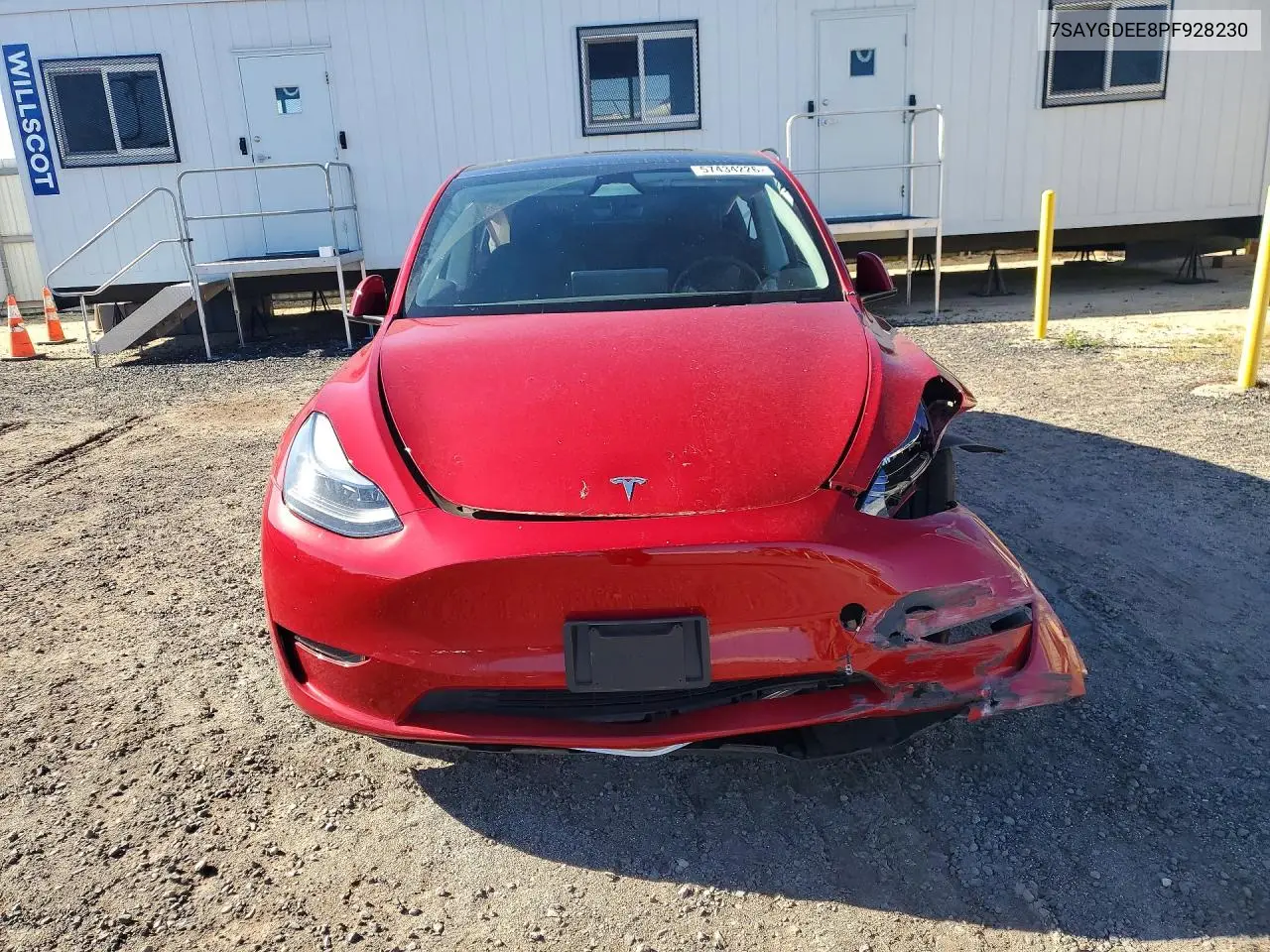 2023 Tesla Model Y VIN: 7SAYGDEE8PF928230 Lot: 57434226