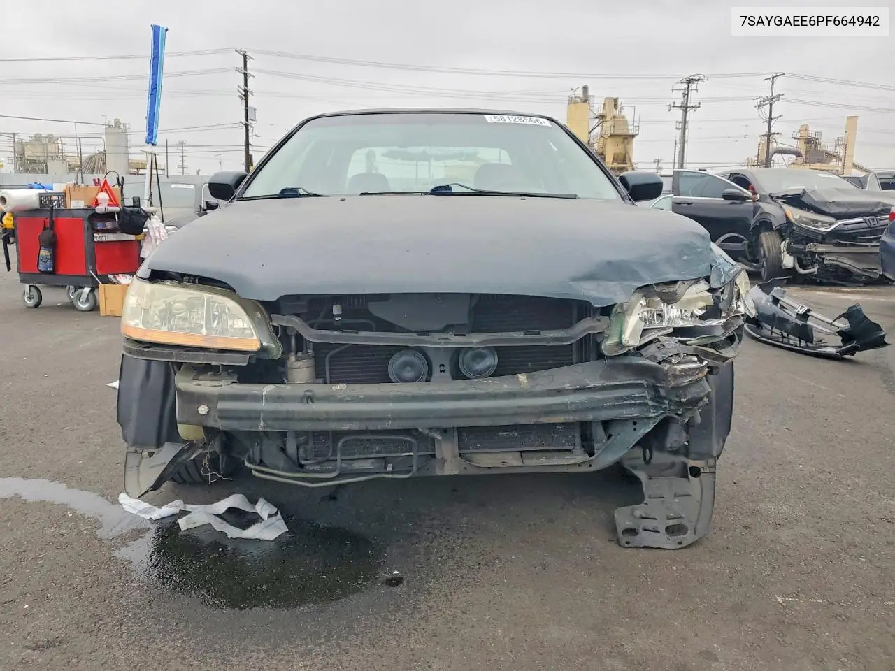 2023 Tesla Model Y VIN: 7SAYGAEE6PF664942 Lot: 58125126