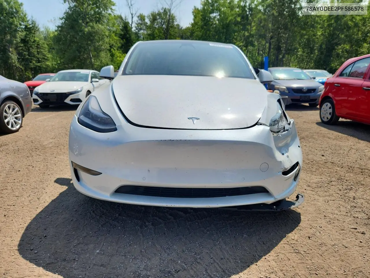 2023 Tesla Model Y VIN: 7SAYGDEE2PF586578 Lot: 59093626
