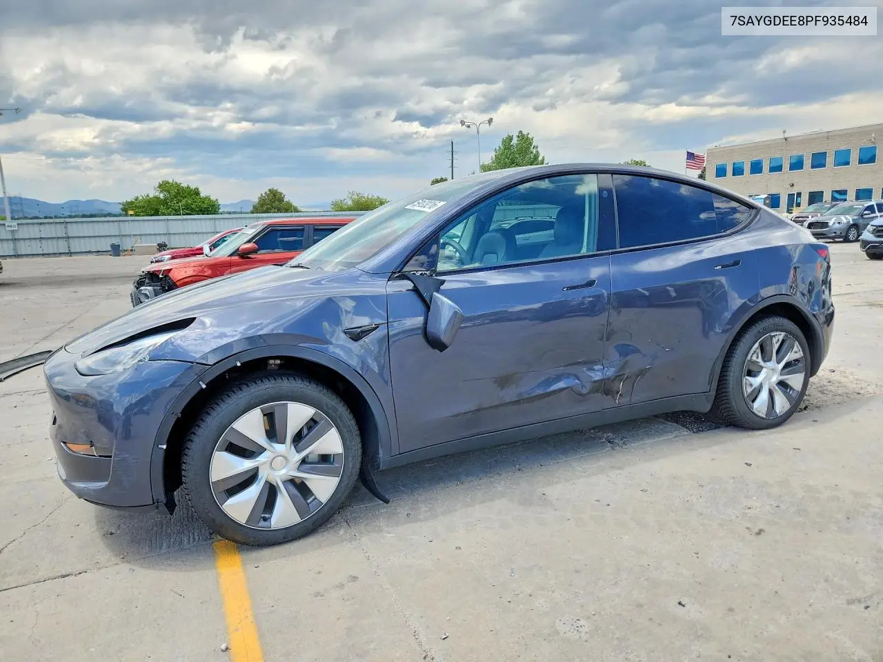 2023 Tesla Model Y VIN: 7SAYGDEE8PF935484 Lot: 59193216