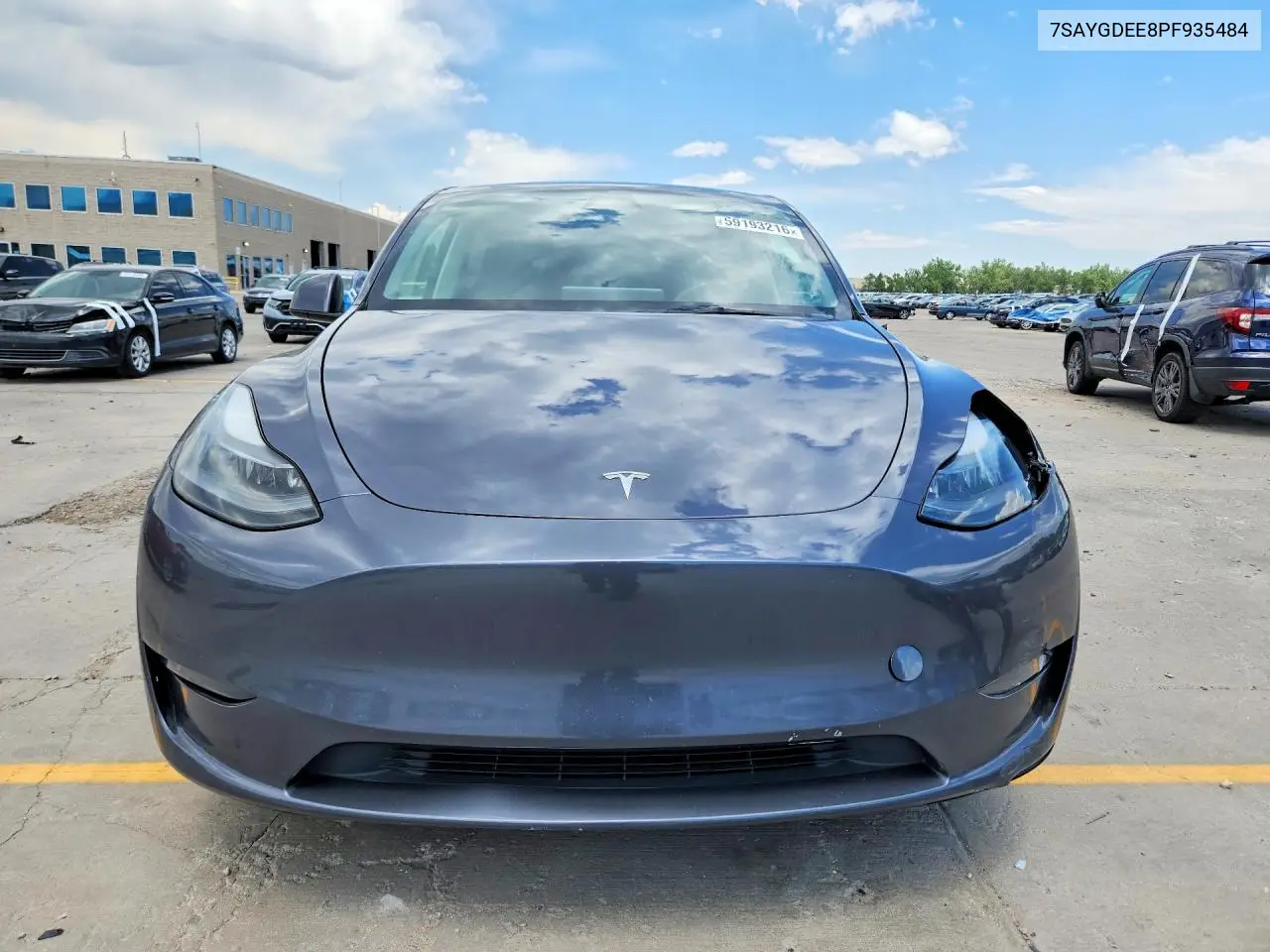 2023 Tesla Model Y VIN: 7SAYGDEE8PF935484 Lot: 59193216