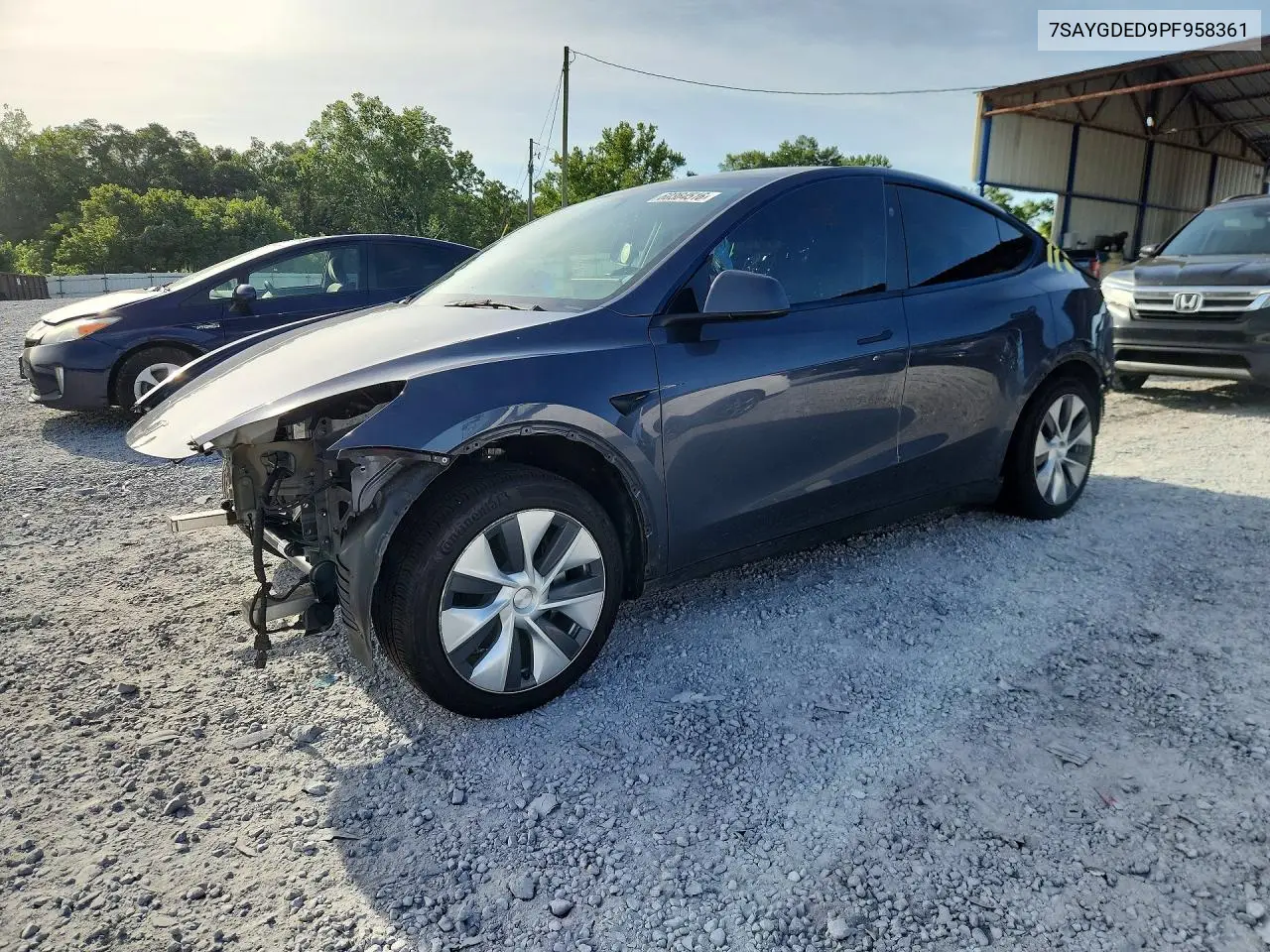 2023 Tesla Model Y VIN: 7SAYGDED9PF958361 Lot: 60364516