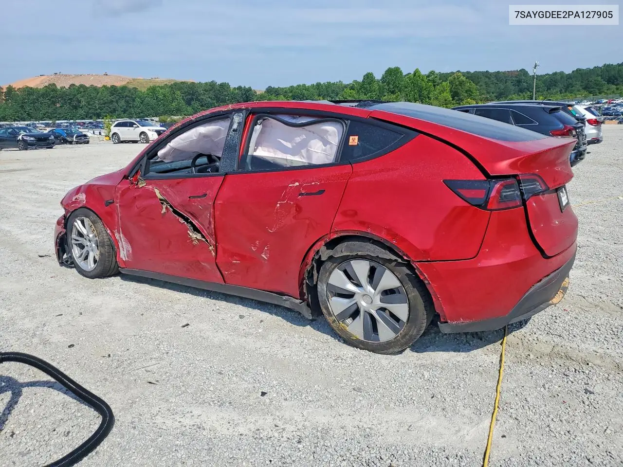 2023 Tesla Model Y VIN: 7SAYGDEE2PA127905 Lot: 60521286