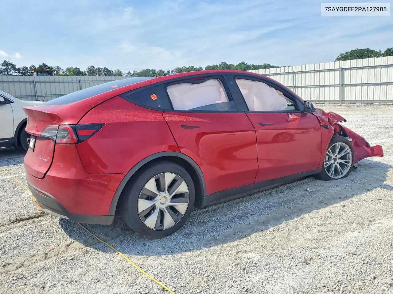 2023 Tesla Model Y VIN: 7SAYGDEE2PA127905 Lot: 60521286