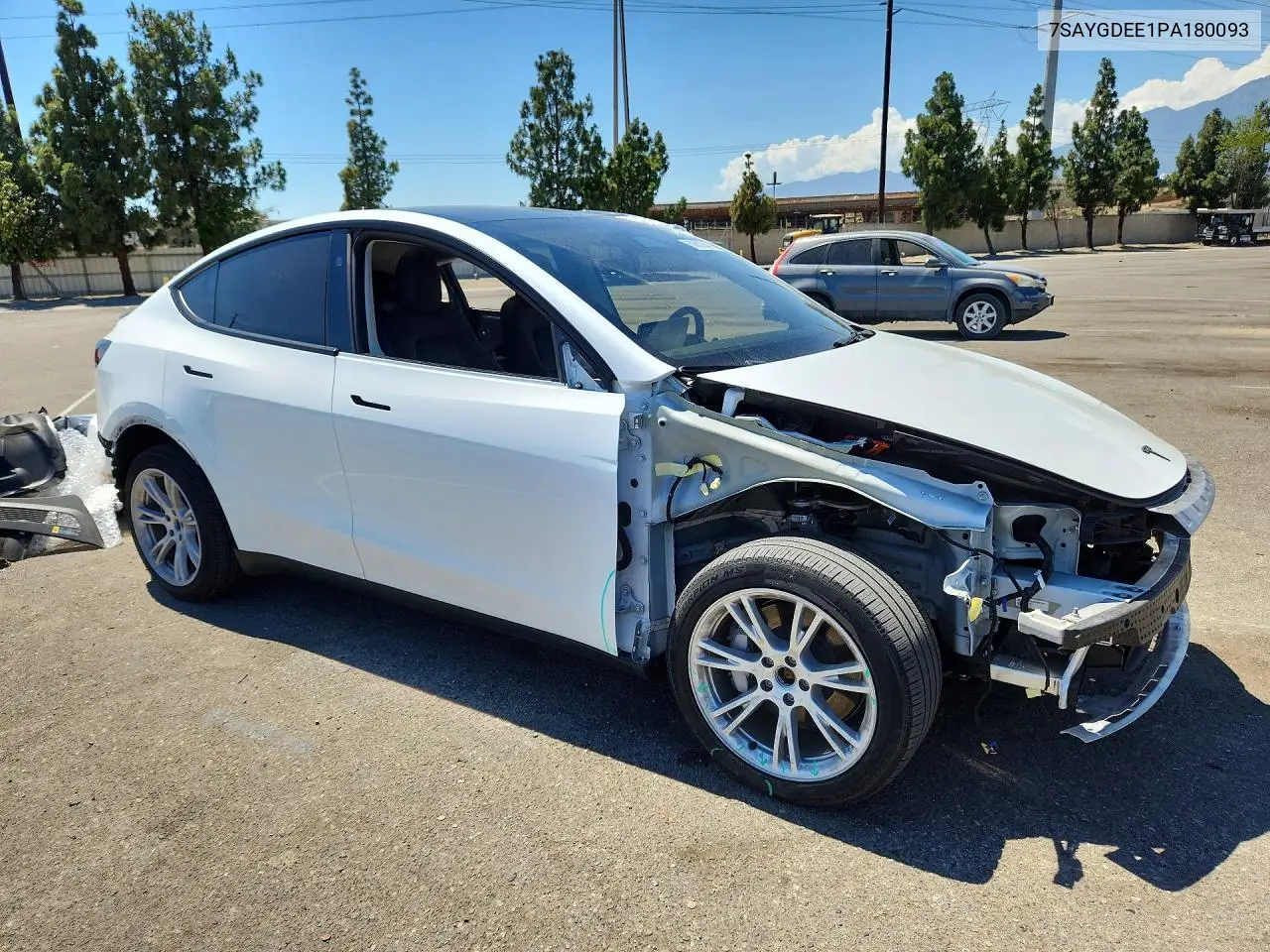 2023 Tesla Model Y VIN: 7SAYGDEE1PA180093 Lot: 60603946