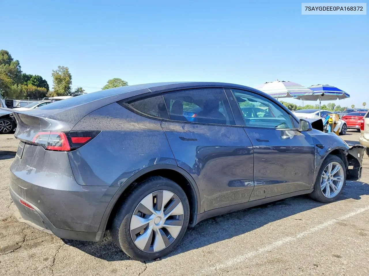 2023 Tesla Model Y VIN: 7SAYGDEE0PA168372 Lot: 60702026