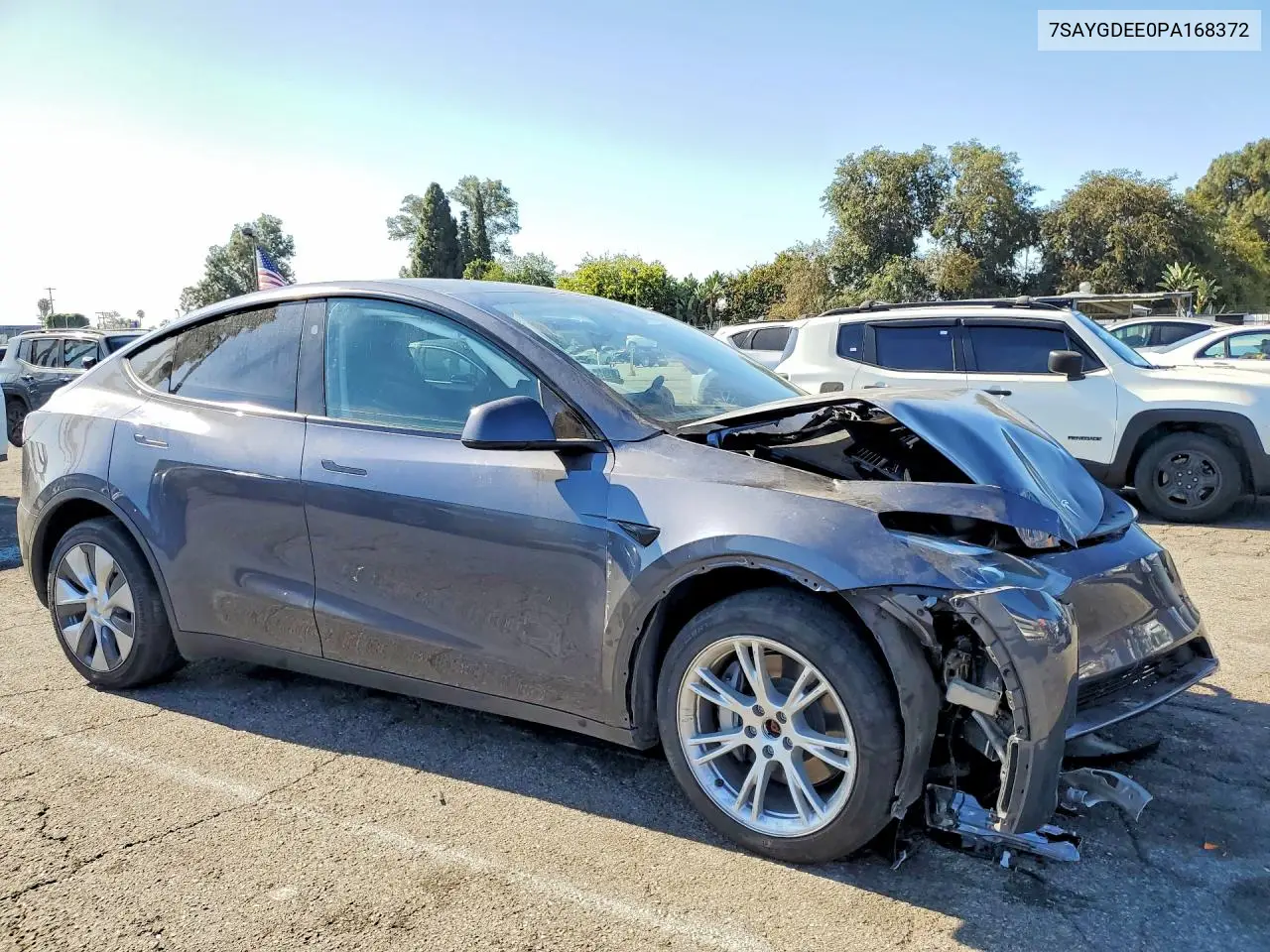 2023 Tesla Model Y VIN: 7SAYGDEE0PA168372 Lot: 60702026