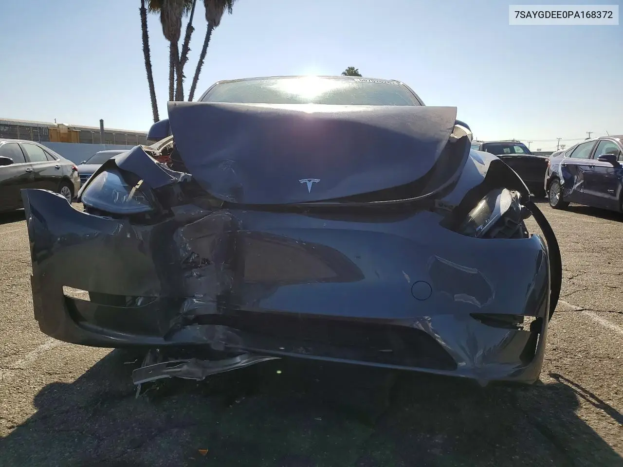 2023 Tesla Model Y VIN: 7SAYGDEE0PA168372 Lot: 60702026
