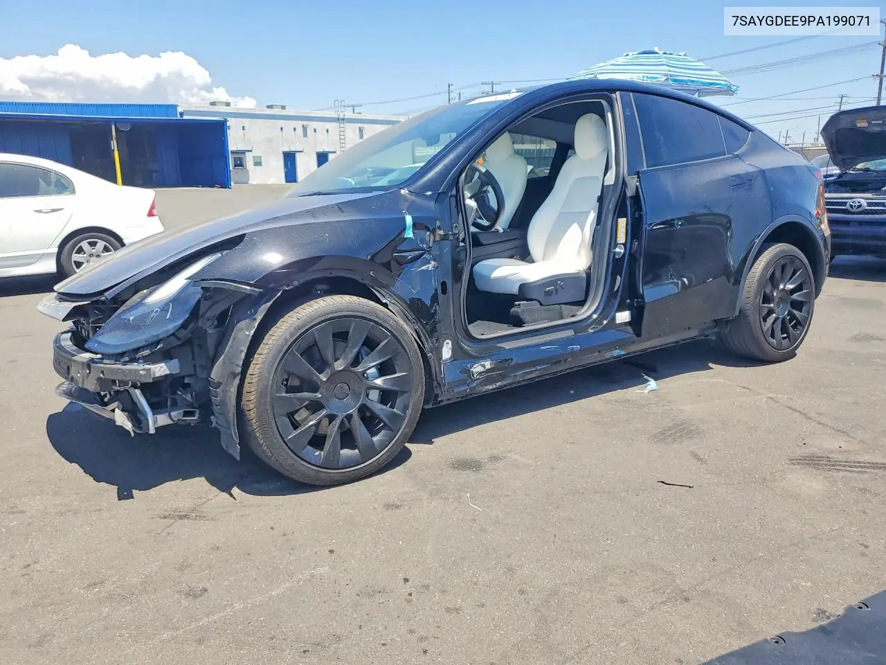 2023 Tesla Model Y VIN: 7SAYGDEE9PA199071 Lot: 60715226