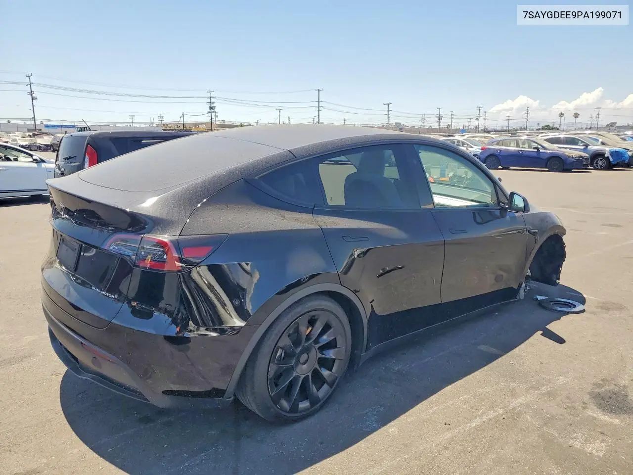 2023 Tesla Model Y VIN: 7SAYGDEE9PA199071 Lot: 60715226