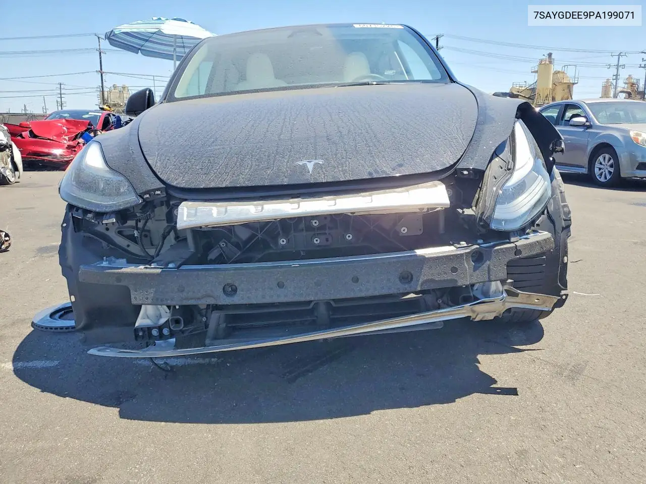 2023 Tesla Model Y VIN: 7SAYGDEE9PA199071 Lot: 60715226