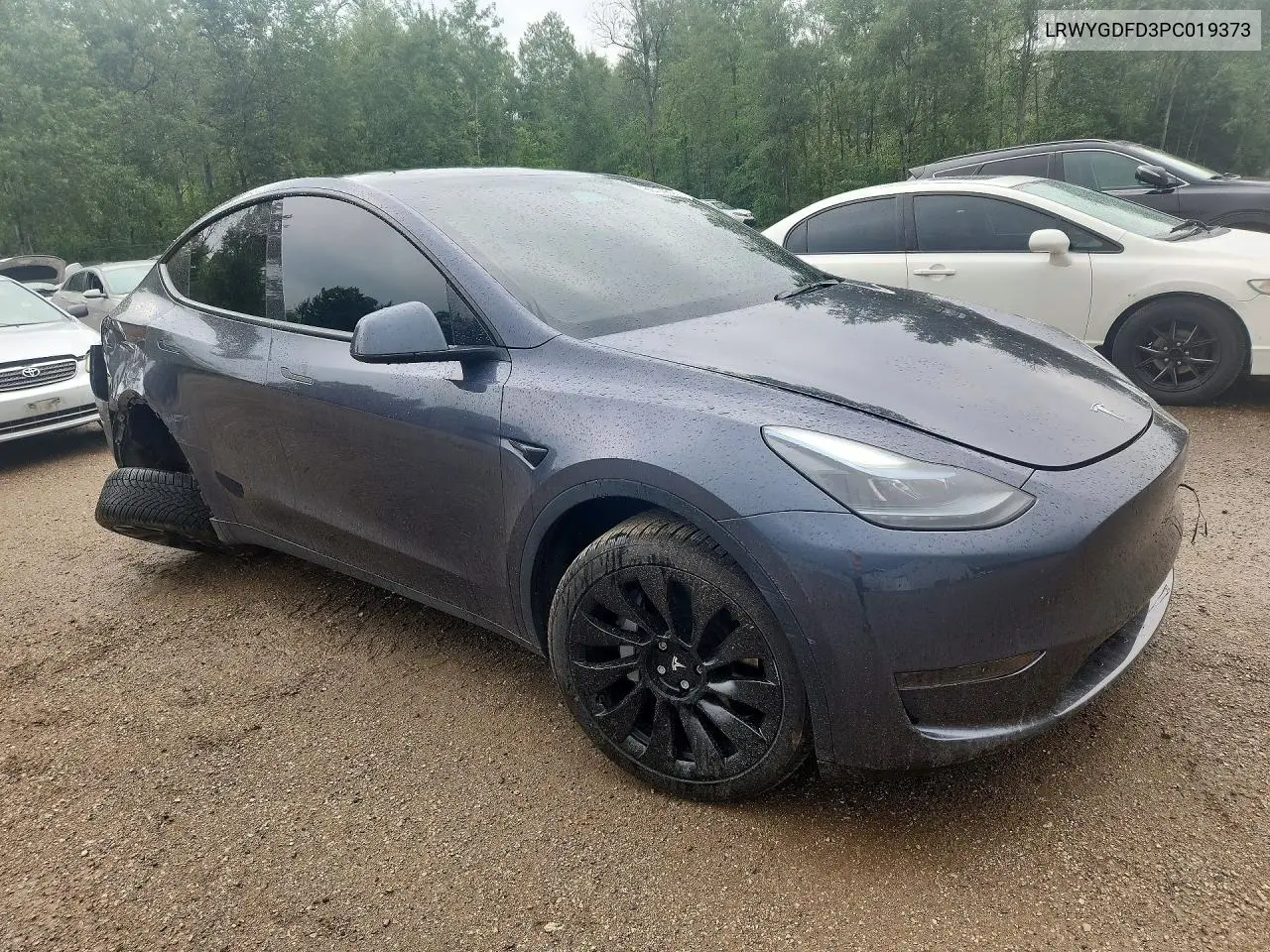 2023 Tesla Model Y VIN: LRWYGDFD3PC019373 Lot: 60774396