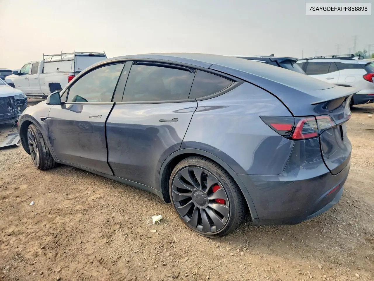 2023 Tesla Model Y VIN: 7SAYGDEFXPF858898 Lot: 61125256