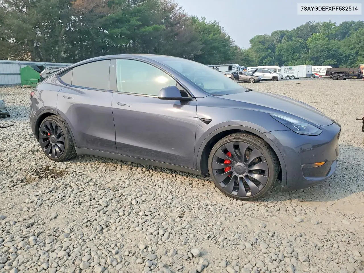 2023 Tesla Model Y VIN: 7SAYGDEFXPF582514 Lot: 61389186