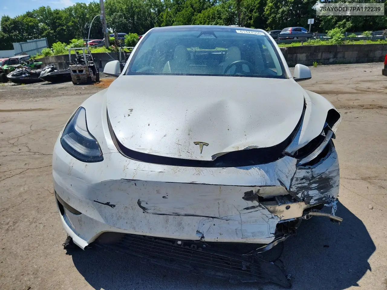 2023 Tesla Model Y VIN: 7SAYGDEE7PA172239 Lot: 61427556