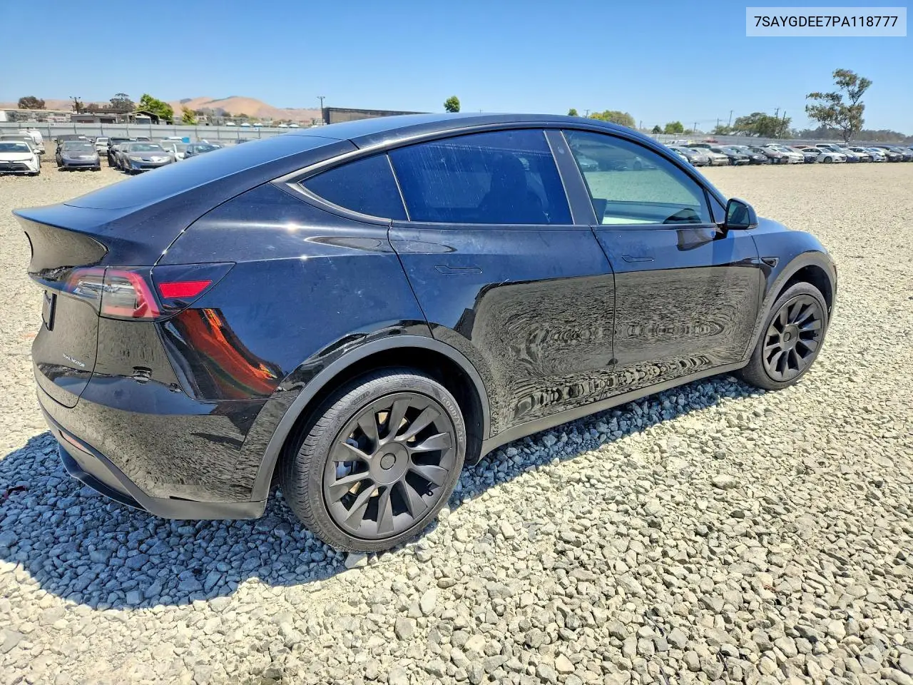 2023 Tesla Model Y VIN: 7SAYGDEE7PA118777 Lot: 61608076