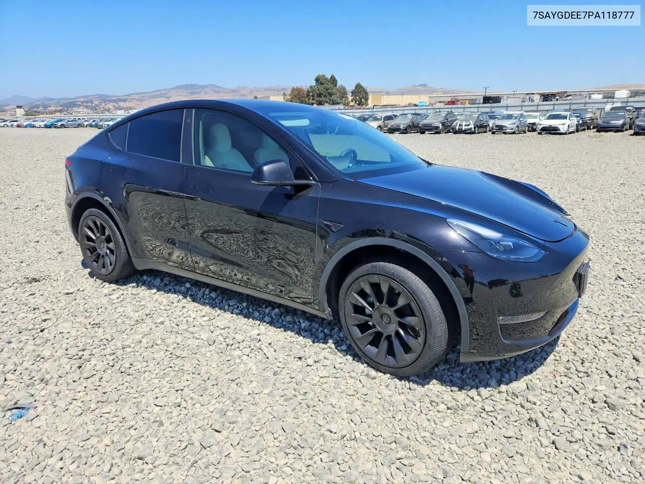 2023 Tesla Model Y VIN: 7SAYGDEE7PA118777 Lot: 61608076
