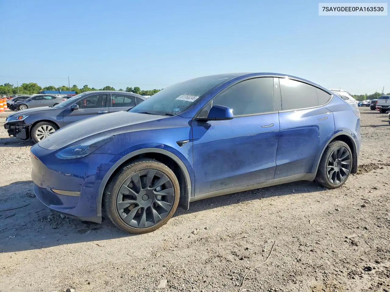 2023 Tesla Model Y VIN: 7SAYGDEE0PA163530 Lot: 61768246