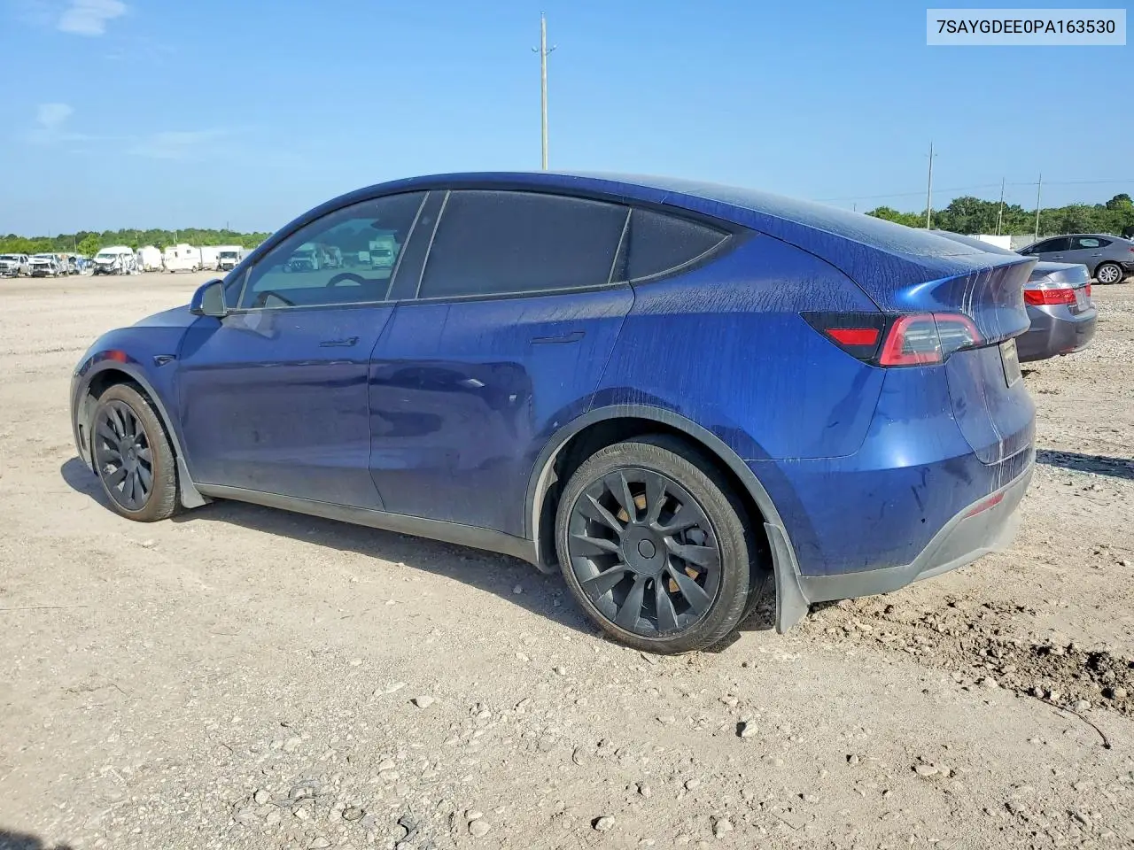2023 Tesla Model Y VIN: 7SAYGDEE0PA163530 Lot: 61768246