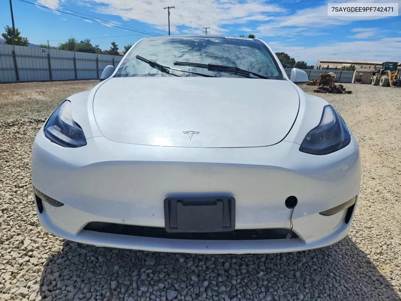 2023 Tesla Model Y VIN: 7SAYGDEE9PF742471 Lot: 61951506