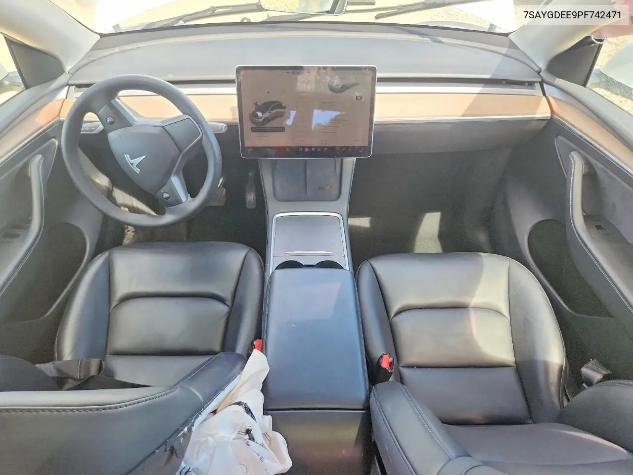 2023 Tesla Model Y VIN: 7SAYGDEE9PF742471 Lot: 61951506
