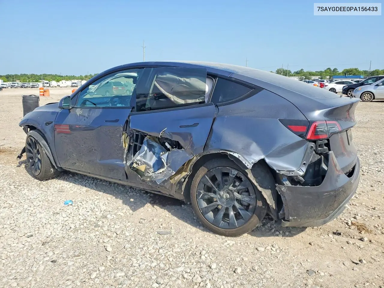 2023 Tesla Model Y VIN: 7SAYGDEE0PA156433 Lot: 61958716
