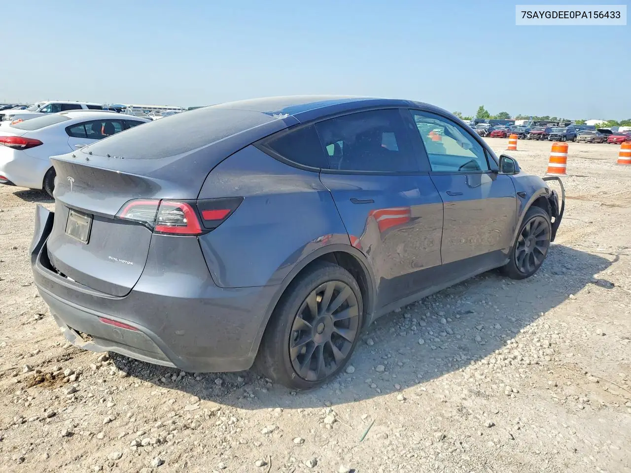 2023 Tesla Model Y VIN: 7SAYGDEE0PA156433 Lot: 61958716