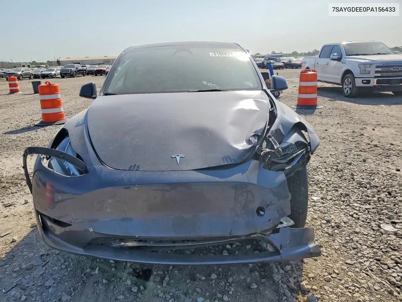 2023 Tesla Model Y VIN: 7SAYGDEE0PA156433 Lot: 61958716