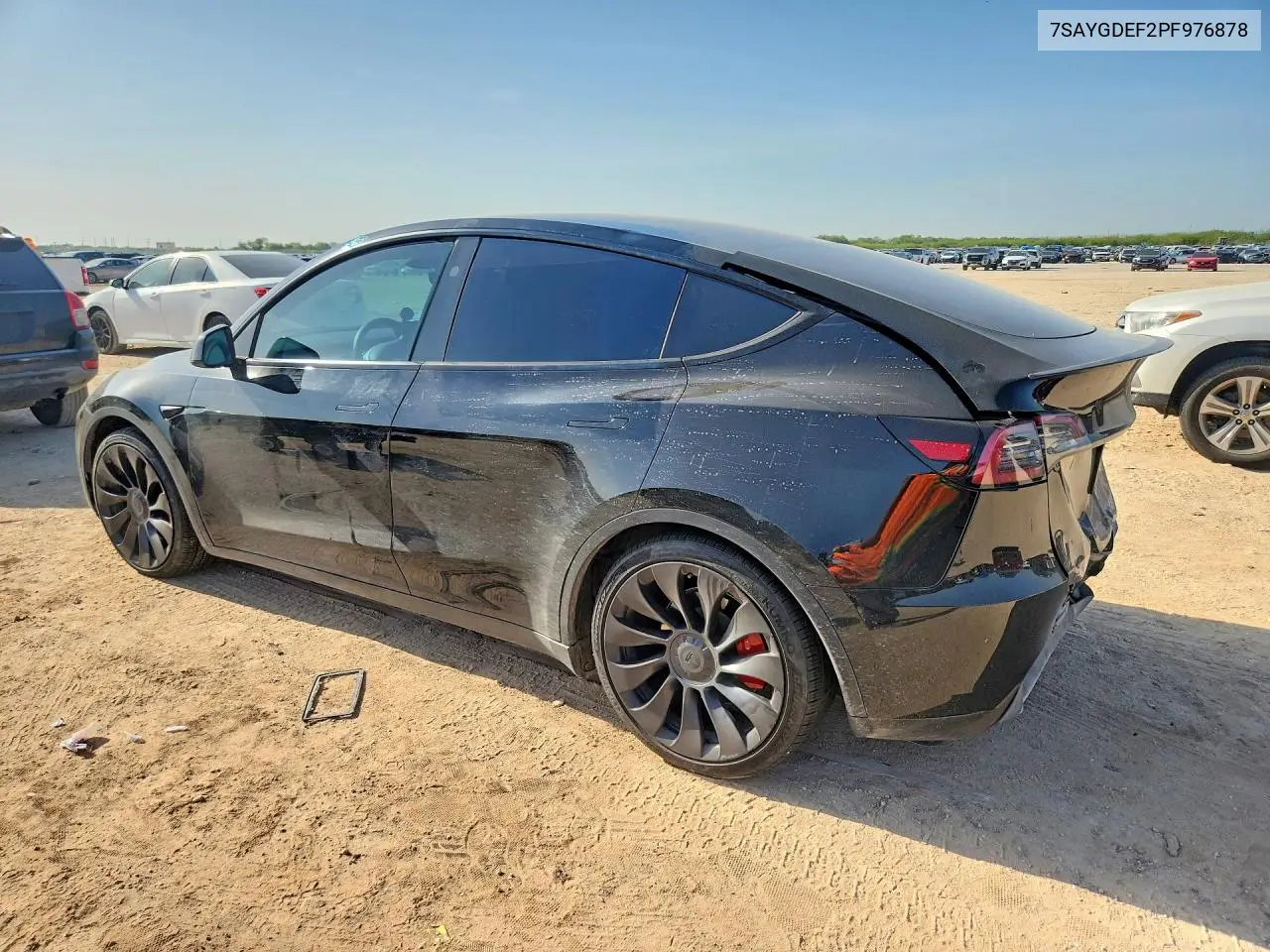 2023 Tesla Model Y VIN: 7SAYGDEF2PF976878 Lot: 61983806