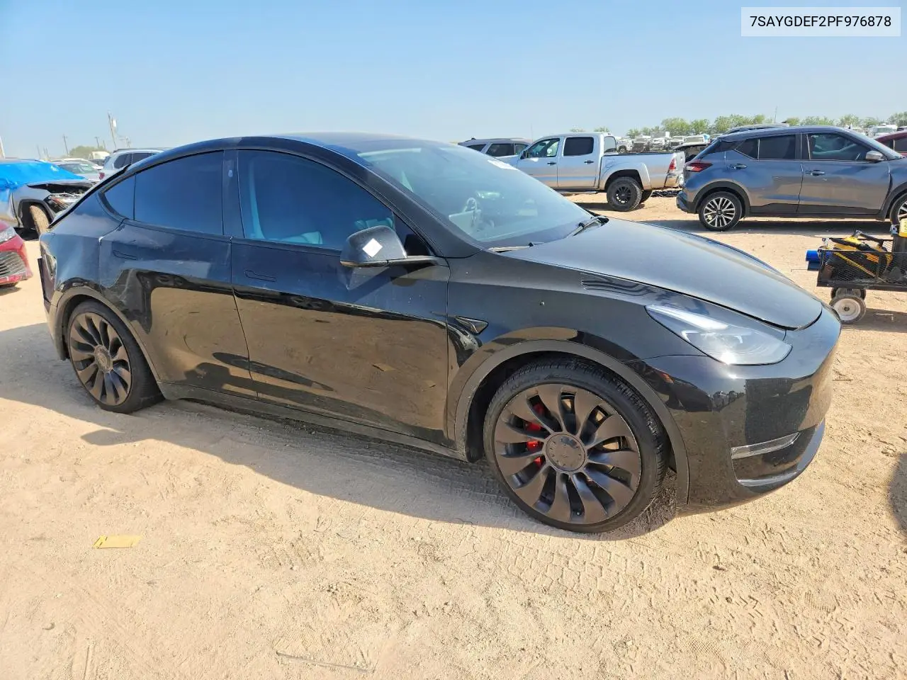 2023 Tesla Model Y VIN: 7SAYGDEF2PF976878 Lot: 61983806