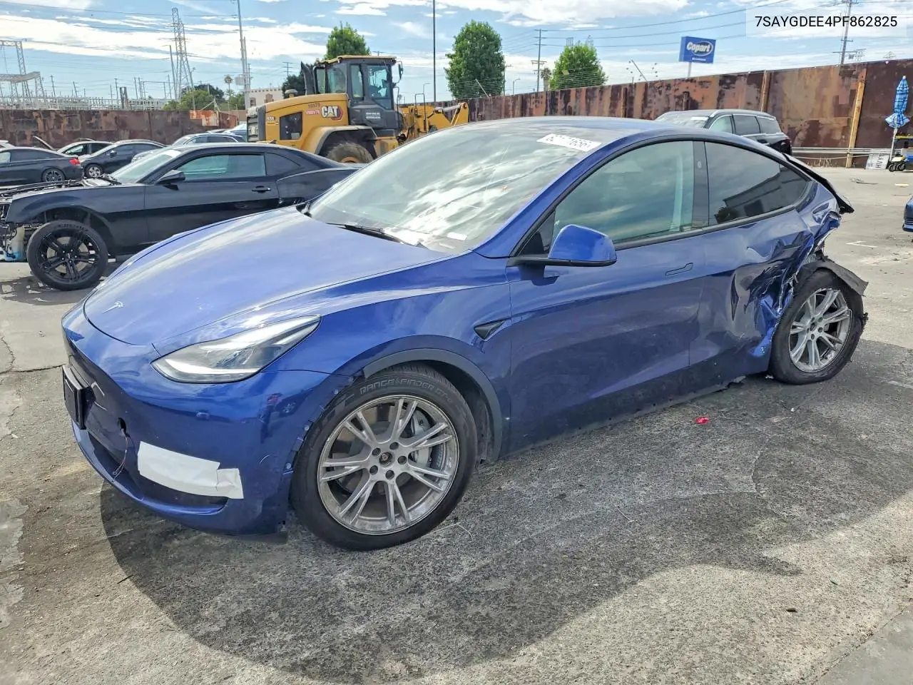 2023 Tesla Model Y VIN: 7SAYGDEE4PF862825 Lot: 62171656