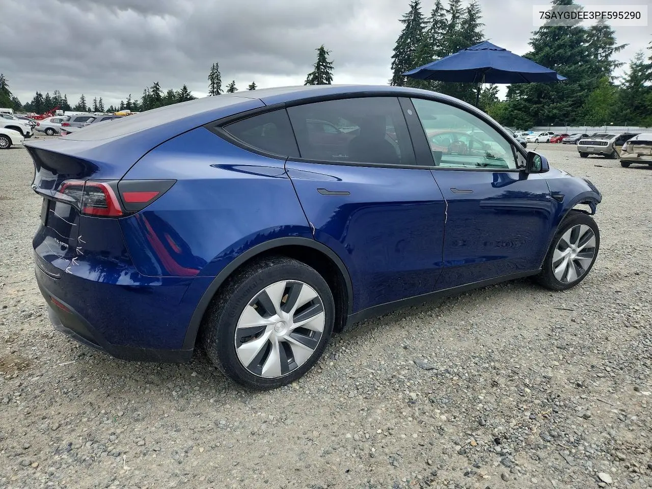 2023 Tesla Model Y VIN: 7SAYGDEE3PF595290 Lot: 97682655