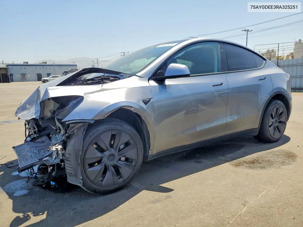 2024 Tesla Model Y VIN: 7SAYGDEE3RA325251 Lot: 56825356