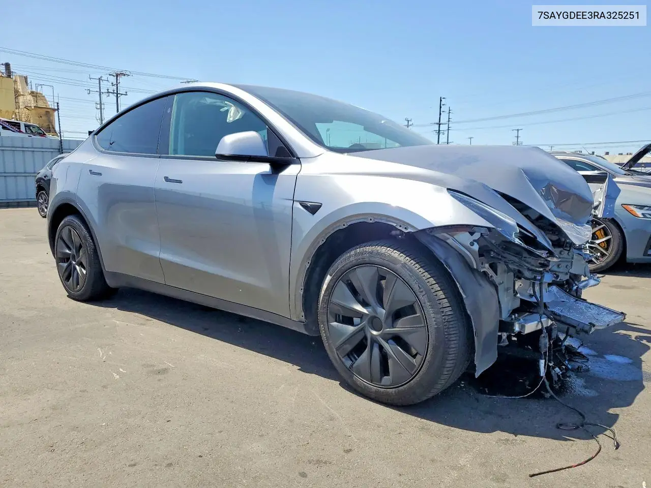 2024 Tesla Model Y VIN: 7SAYGDEE3RA325251 Lot: 56825356