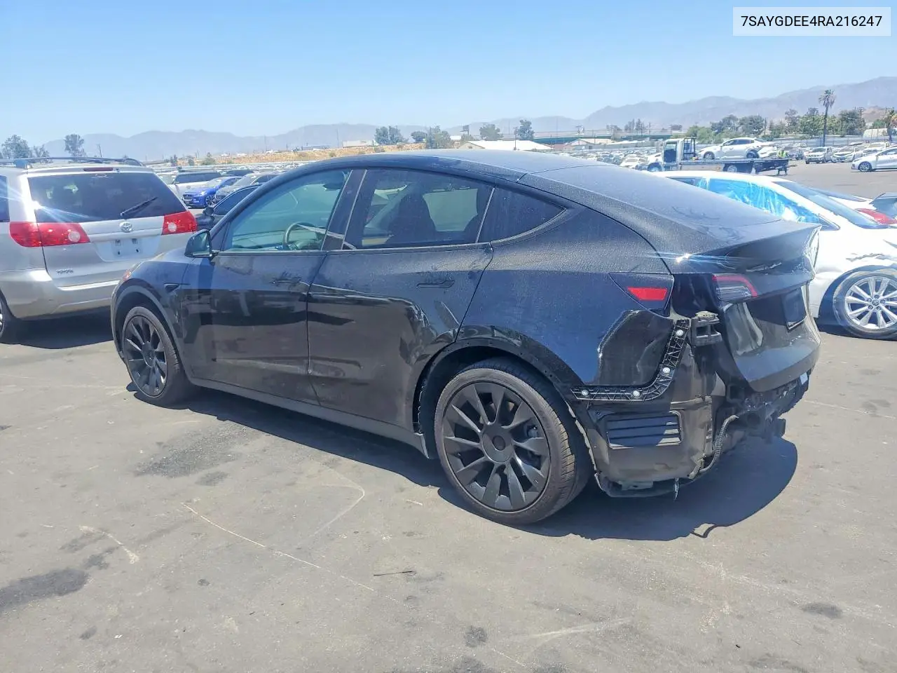 2024 Tesla Model Y VIN: 7SAYGDEE4RA216247 Lot: 59323096