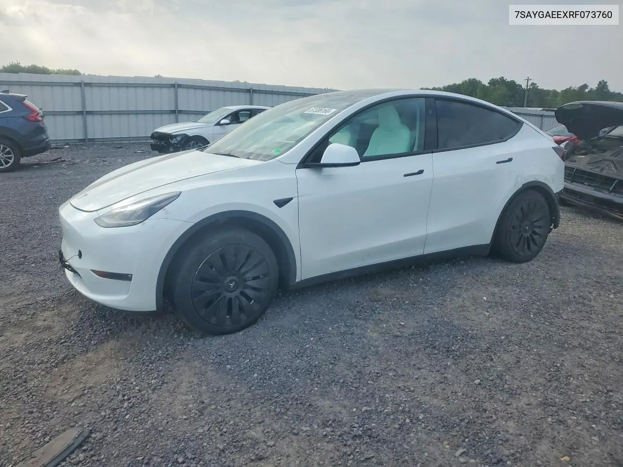 2024 Tesla Model Y VIN: 7SAYGAEEXRF073760 Lot: 61306166