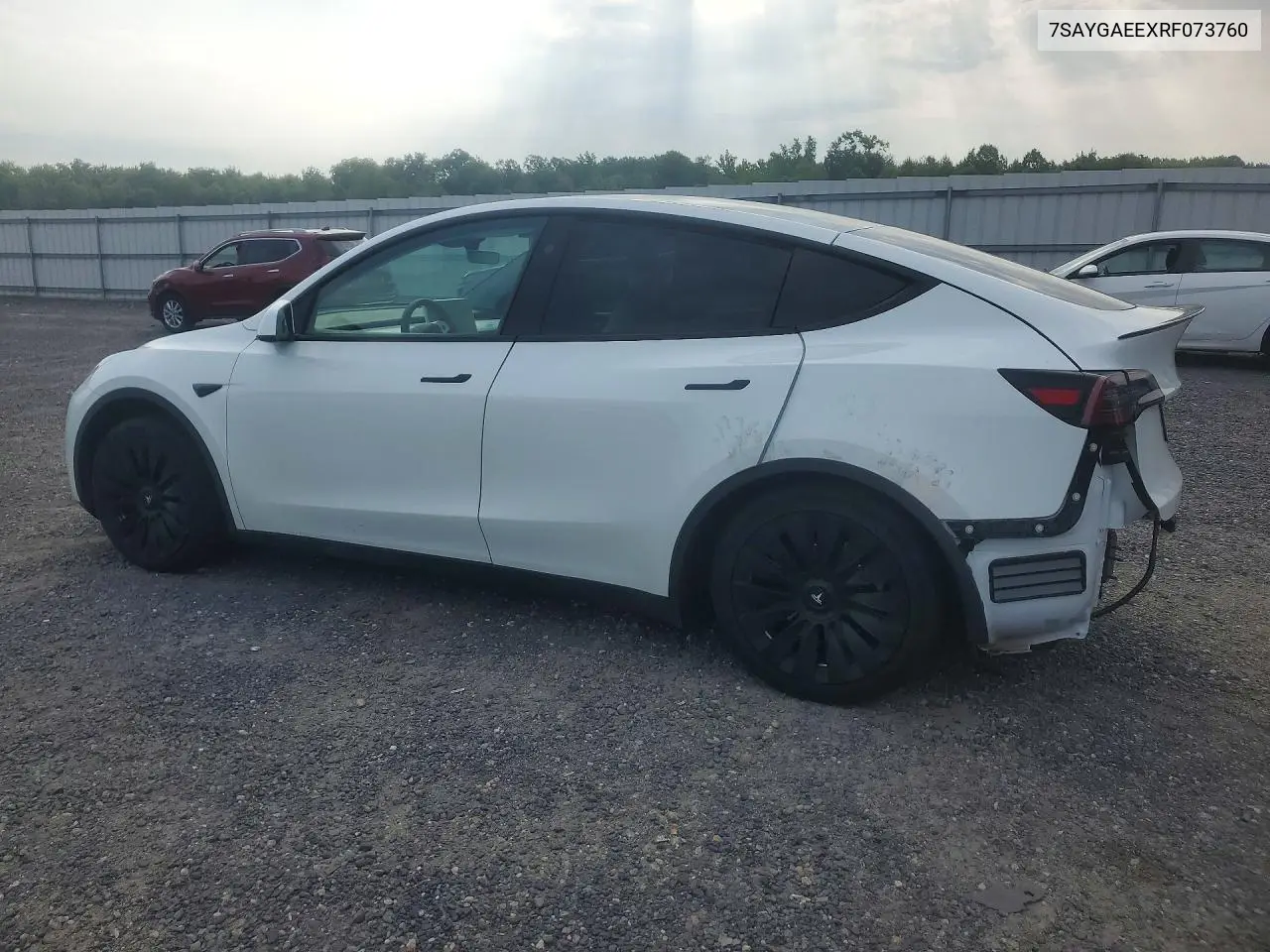 2024 Tesla Model Y VIN: 7SAYGAEEXRF073760 Lot: 61306166