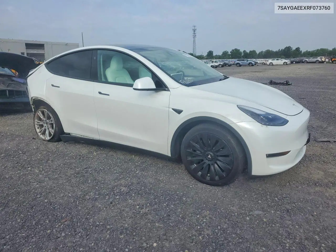2024 Tesla Model Y VIN: 7SAYGAEEXRF073760 Lot: 61306166