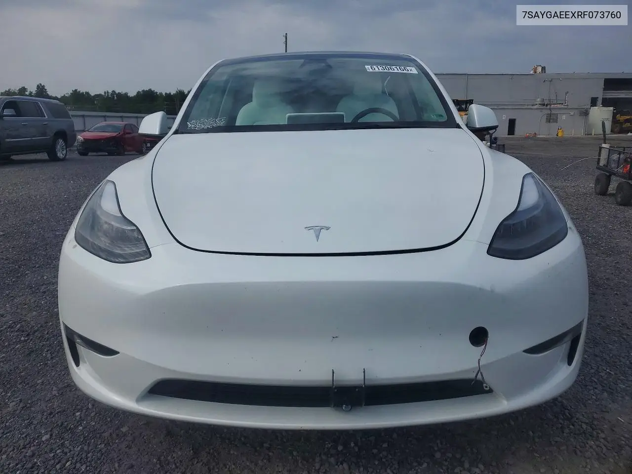 2024 Tesla Model Y VIN: 7SAYGAEEXRF073760 Lot: 61306166