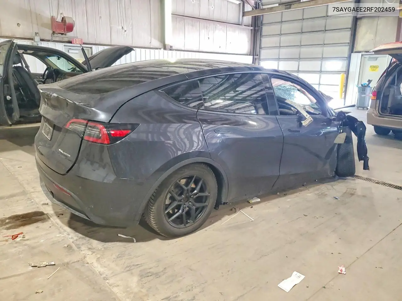 2024 Tesla Model Y VIN: 7SAYGAEE2RF202459 Lot: 61391526