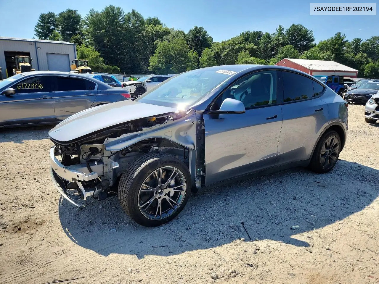 2024 Tesla Model Y VIN: 7SAYGDEE1RF202194 Lot: 61403416