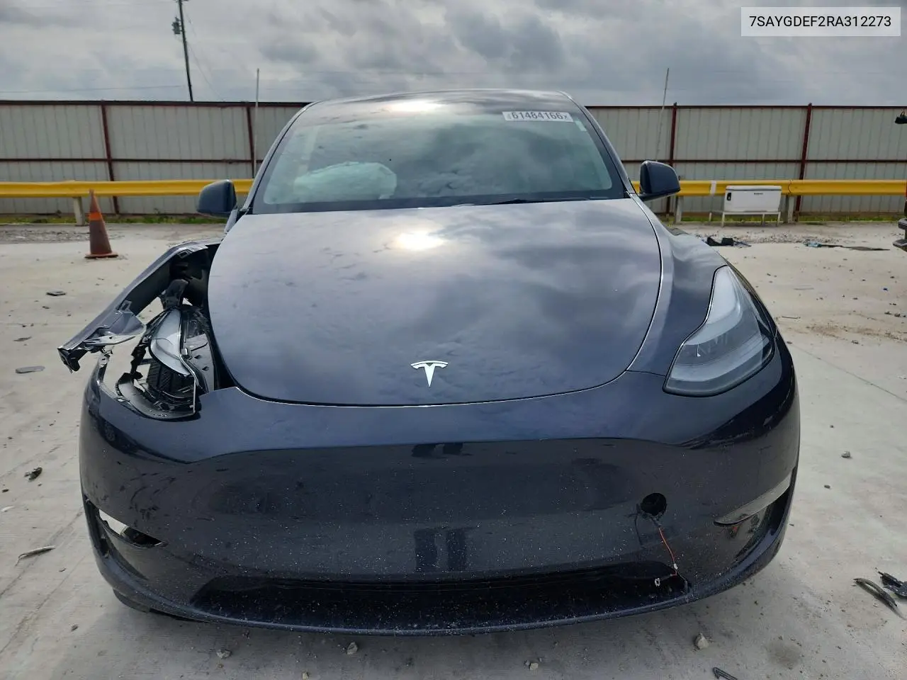2024 Tesla Model Y VIN: 7SAYGDEF2RA312273 Lot: 61484166