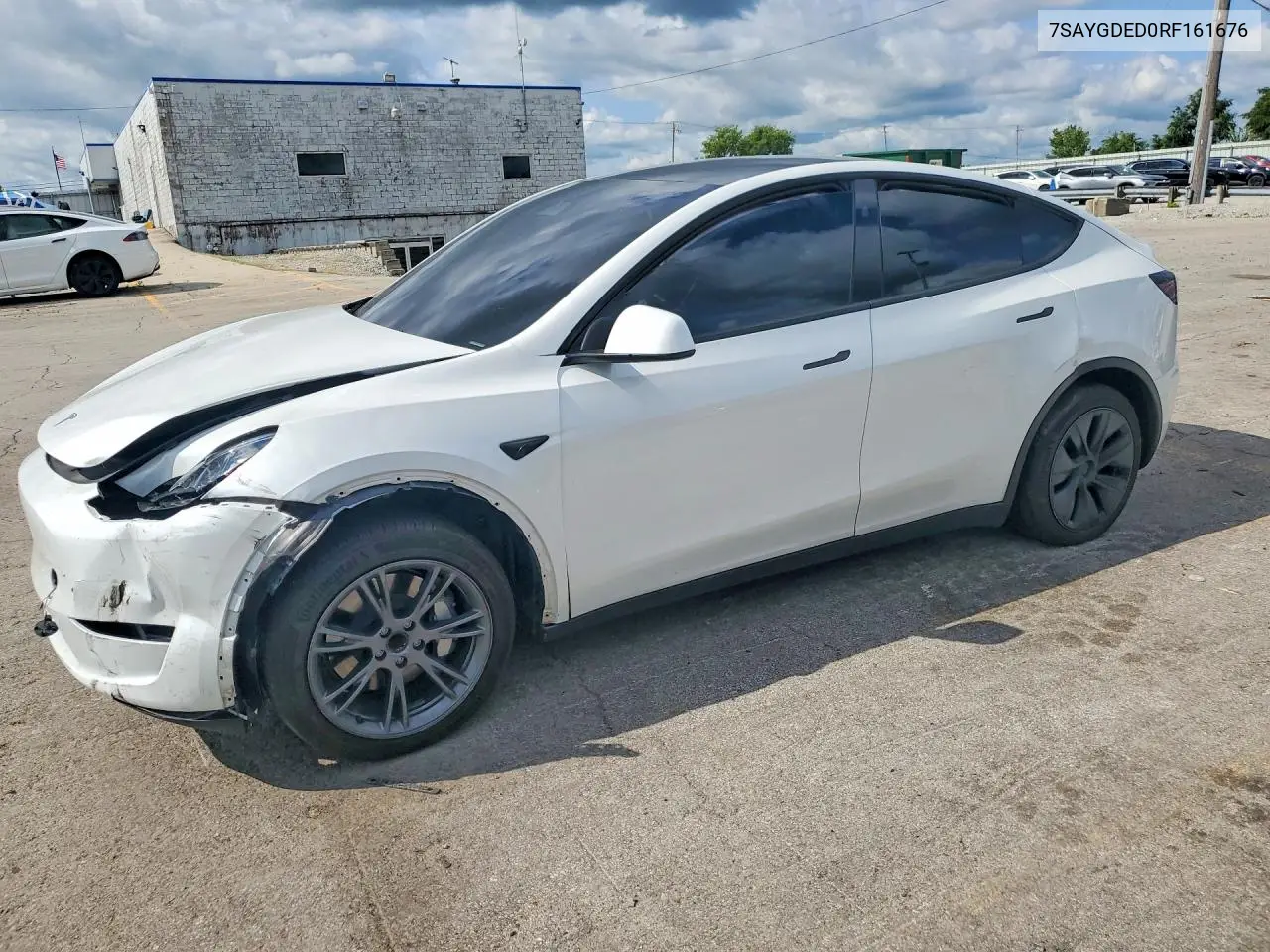 2024 Tesla Model Y VIN: 7SAYGDED0RF161676 Lot: 61889916
