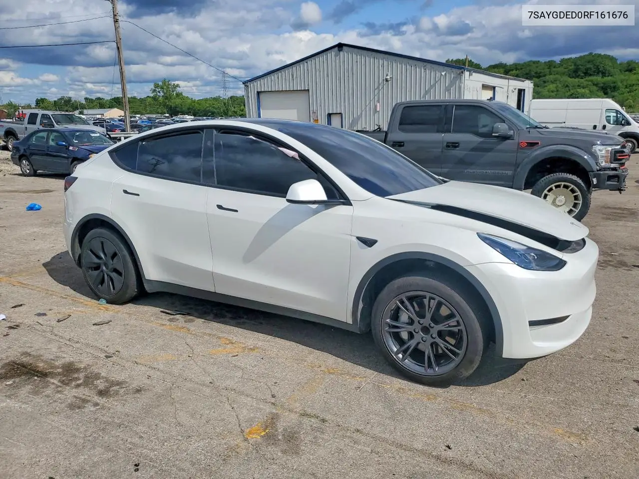 2024 Tesla Model Y VIN: 7SAYGDED0RF161676 Lot: 61889916