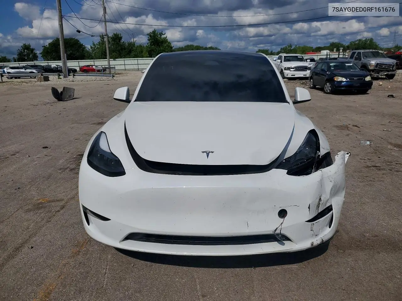 2024 Tesla Model Y VIN: 7SAYGDED0RF161676 Lot: 61889916