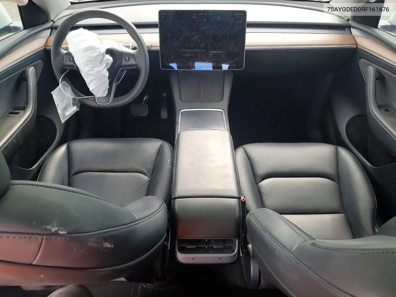 2024 Tesla Model Y VIN: 7SAYGDED0RF161676 Lot: 61889916