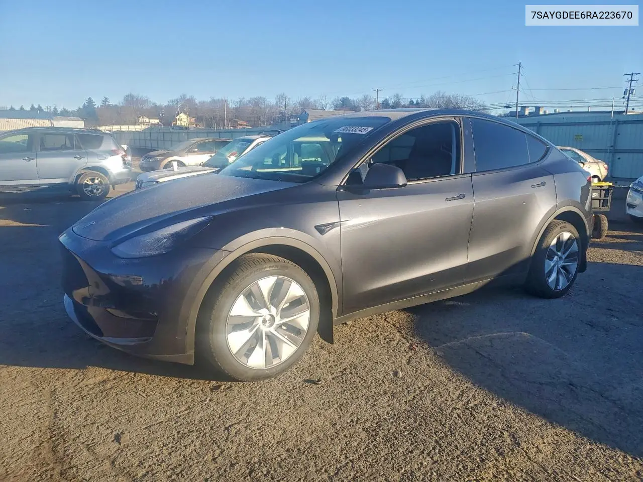 7SAYGDEE6RA223670 2024 Tesla Model Y