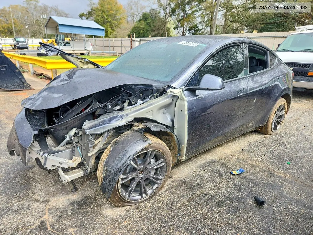 2025 Tesla Model Y VIN: 7SAYGDEE3SA361432 Lot: 41786896