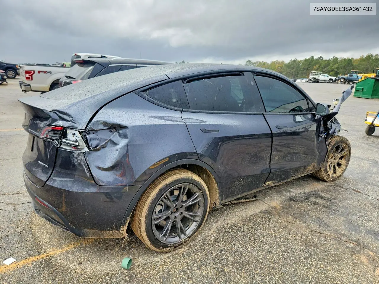 2025 Tesla Model Y VIN: 7SAYGDEE3SA361432 Lot: 41786896