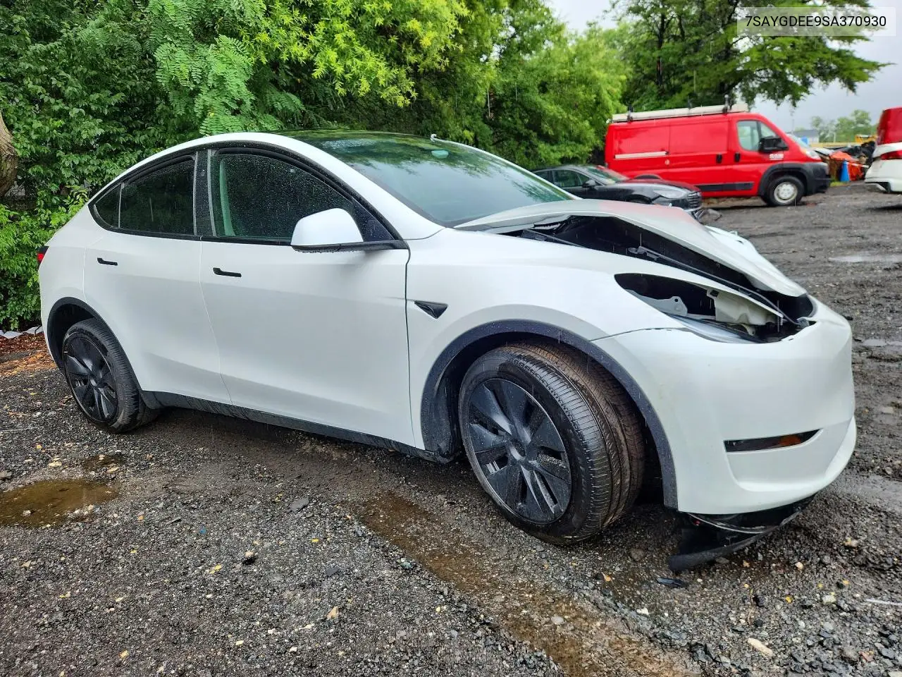2025 Tesla Model Y VIN: 7SAYGDEE9SA370930 Lot: 51106796